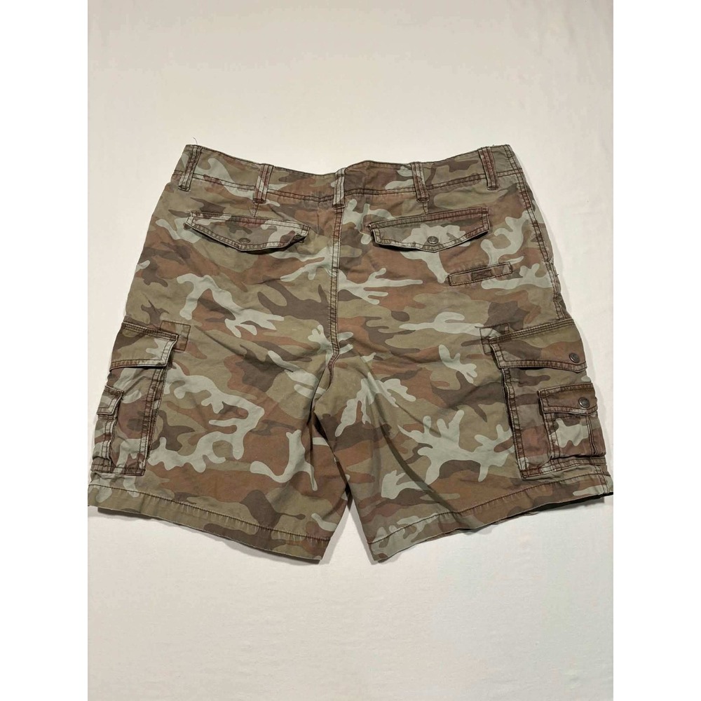 RedHead Mens Brown Camo Cargo Shorts Size 38 Outdoor Hiking Multi Pocket